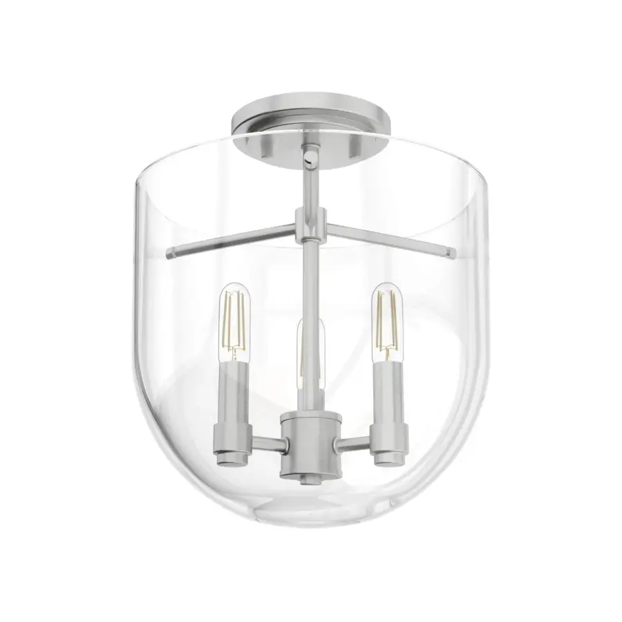 Sacha Three Light Flush Mount in Alturas Gold - Image 14