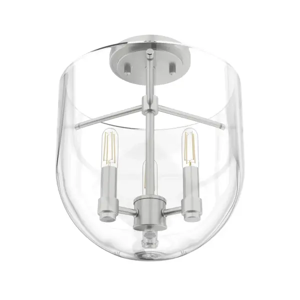 Sacha Three Light Flush Mount in Alturas Gold - Image 17