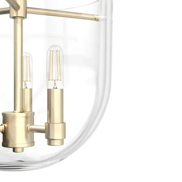 Sacha Three Light Flush Mount in Alturas Gold - Image 22
