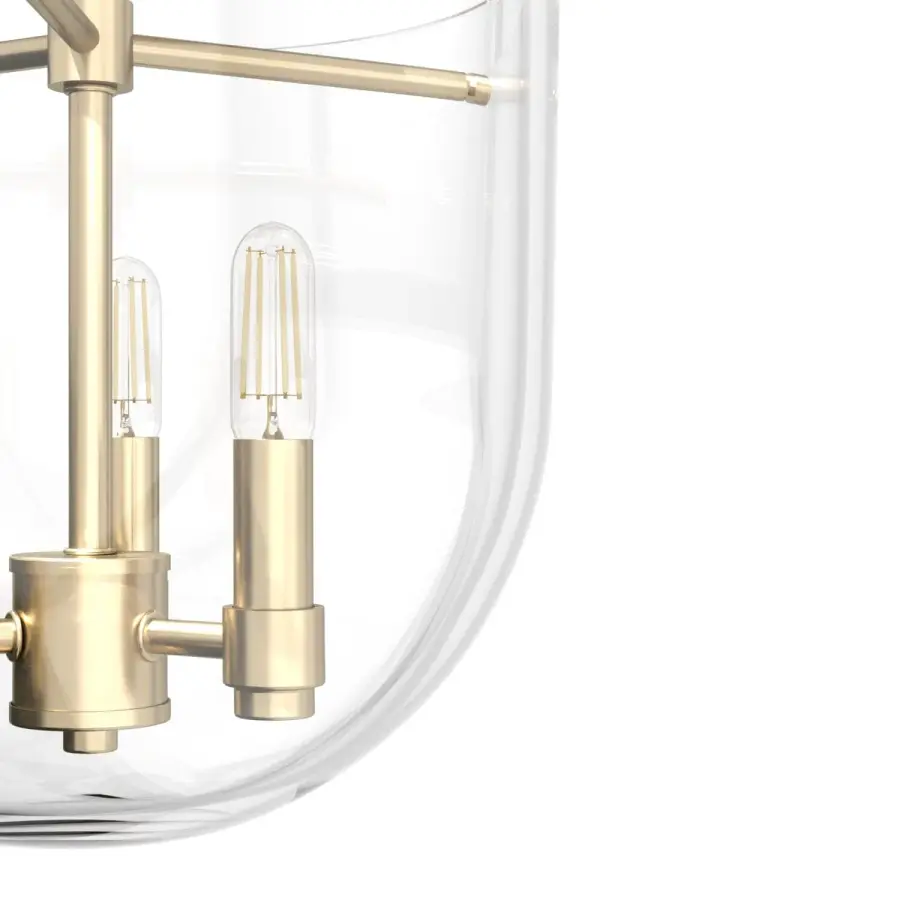 Sacha Three Light Flush Mount in Alturas Gold - Image 22