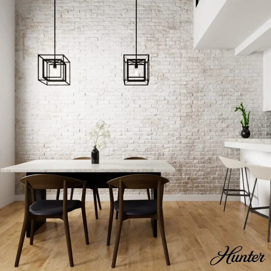 Doherty One Light Pendant in Natural Black Iron - Image 2