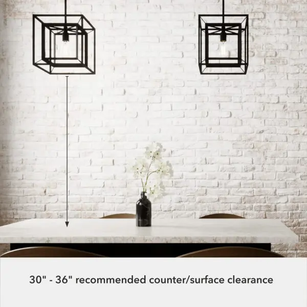 Doherty One Light Pendant in Natural Black Iron - Image 5