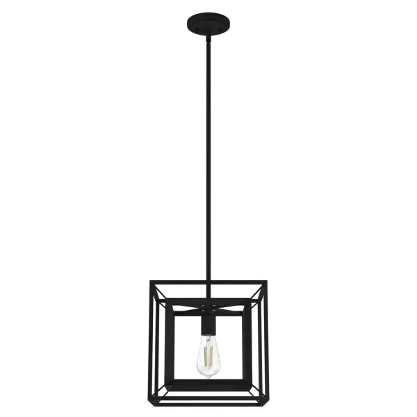 Doherty One Light Pendant in Natural Black Iron - Image 7