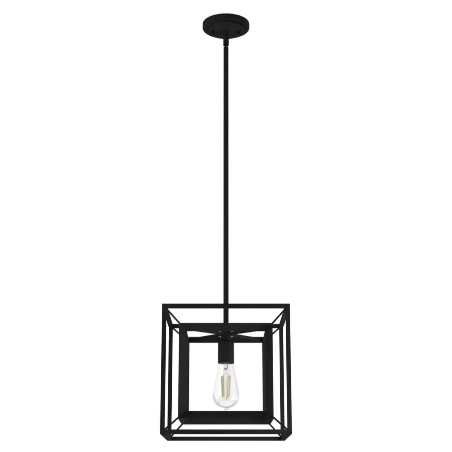Doherty One Light Pendant in Natural Black Iron - Image 7