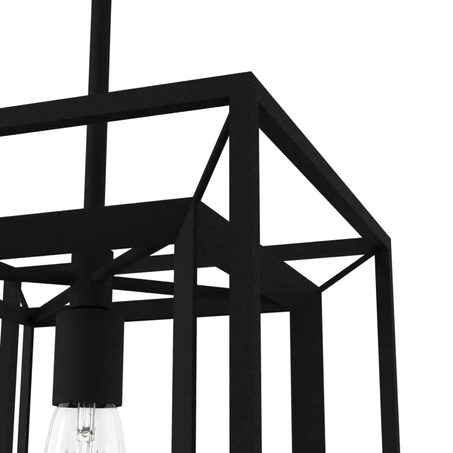 Doherty One Light Pendant in Natural Black Iron - Image 9