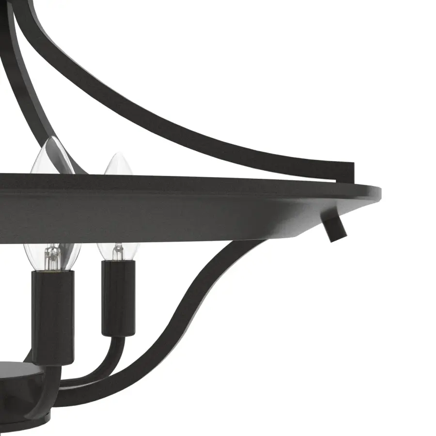 Perch Point Four Light Flush Mount in Noble Bronze - Image 11