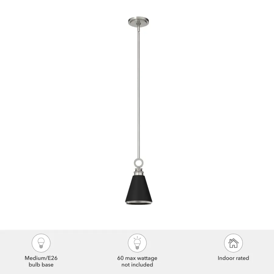 Klein One Light Pendant in Brushed Nickel - Image 5