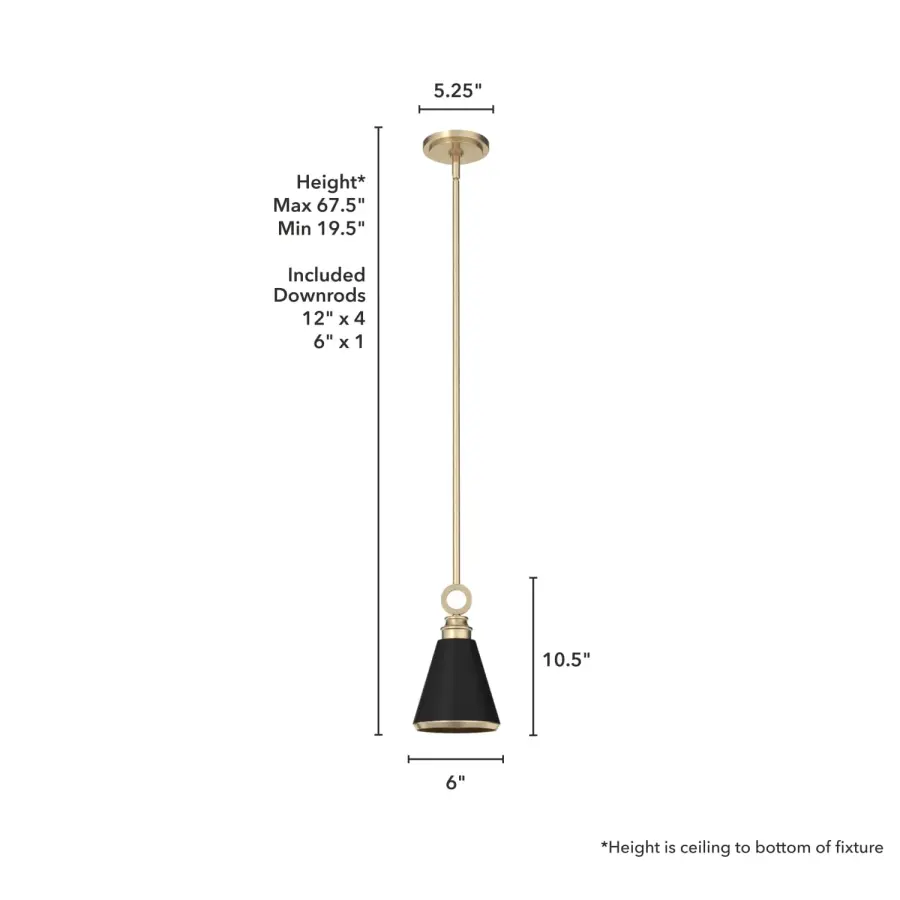 Klein One Light Pendant in Brushed Nickel - Image 8