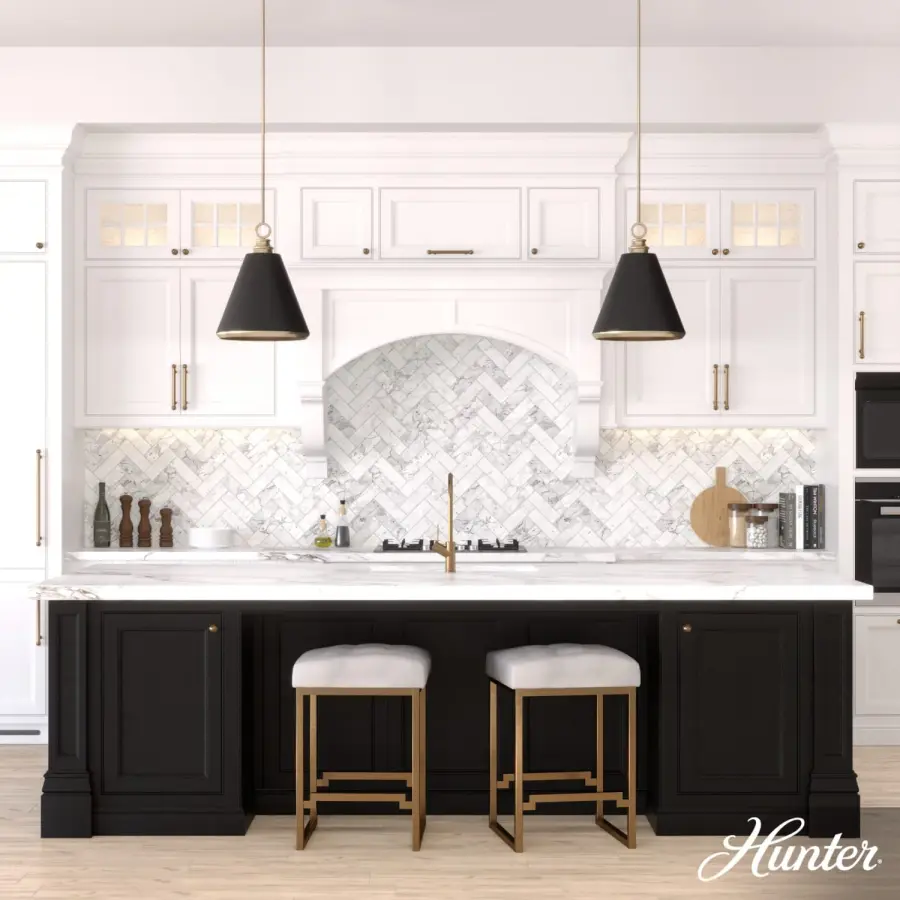 Klein Three Light Pendant in Alturas Gold - Image 2