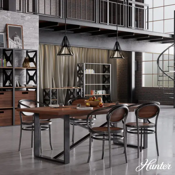 The Rafner small pendant is the perfect fixture when you need a bit of versatility with an industrial flair. Leave your guests stunned as they stand in the light of the Rafner with its mercury glass and metal. Add the Rafner small pendant to any room: the entry, the kitchen, or perhaps a study. The Rafner collection will make your friends think you are a style guru. Rated for indoor use only Requires 1 E26 bulbs. Bulbs not included. MADE FOR INDOORS: For use in indoor spaces like kitchens, bedrooms, living rooms, dining rooms, and entryways. BULB RECOMMENDATION: Maximum W per light bulb or equivalent LED bulb. Bulbs not included. CUSTOMIZABLE HANGING OPTIONS: With the minimum required downrod, the hanging length is 20.5 inches. When using all of the included downrod, the maximum hanging length is 68.75 inches. WARRANTY: One-year limited warranty backed by the trusted experts at Hunter. - alternate view