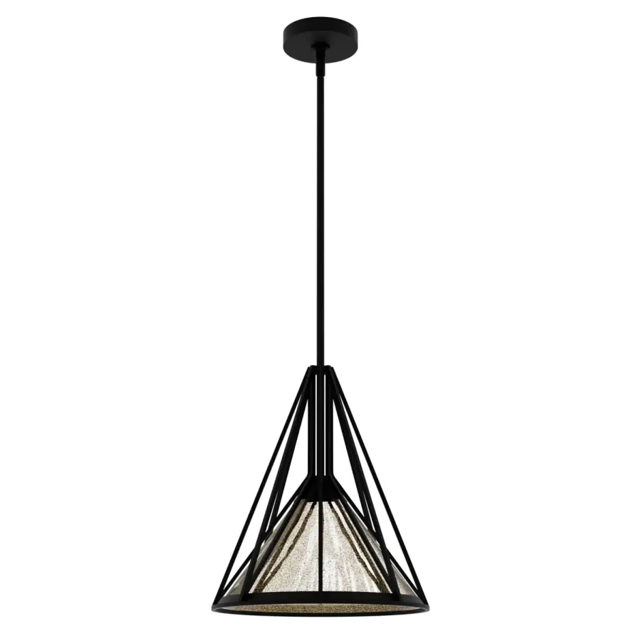 Rafner One Light Pendant in Natural Black Iron - Image 7