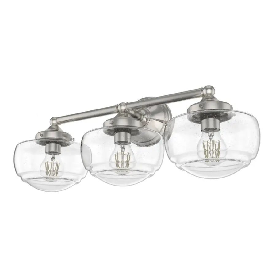 Saddle Creek 3-Light Bathroom Vanity in Brushed Nickel - Image 5