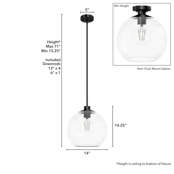 Xidane One Light Pendant in Alturas Gold - Image 12