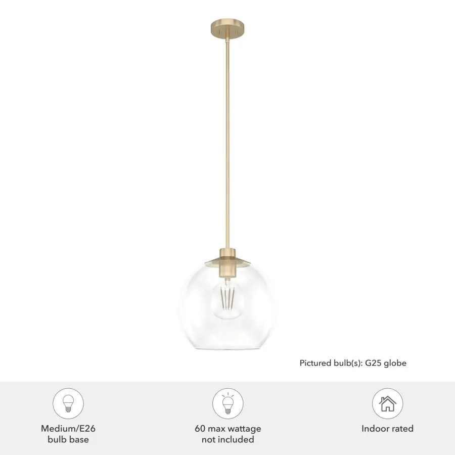Xidane One Light Pendant in Alturas Gold - Image 8
