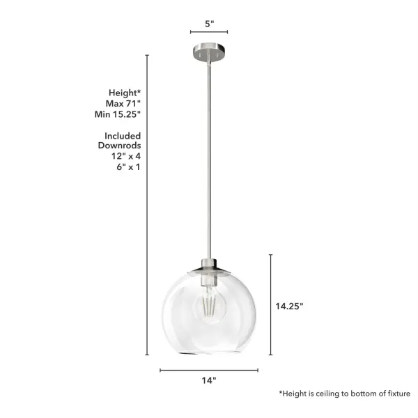 Xidane One Light Pendant in Alturas Gold - Image 10