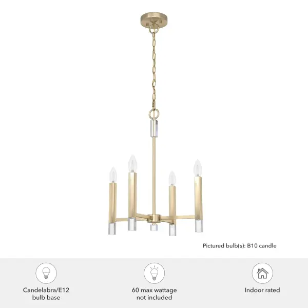Sunjai Four Light Pendant in Alturas Gold - Image 3