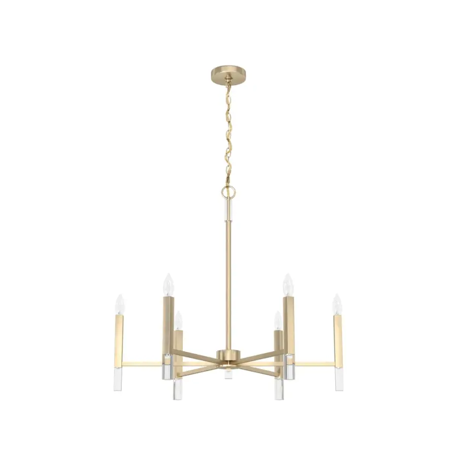 Sunjai 6-Light Chandelier in Matte Black - Image 13