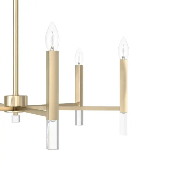 Sunjai 6-Light Chandelier in Matte Black - Image 15
