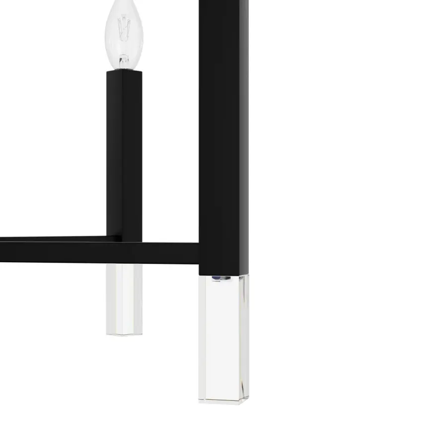 Sunjai 6-Light Chandelier in Matte Black - Image 16