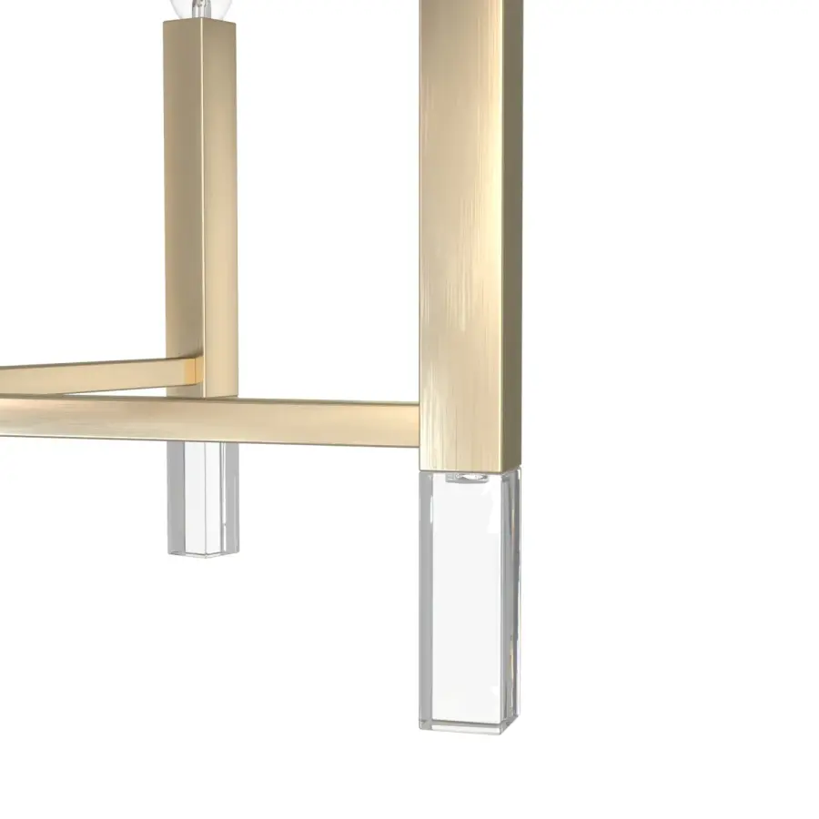 Sunjai Five Light Chandelier in Alturas Gold - Image 9