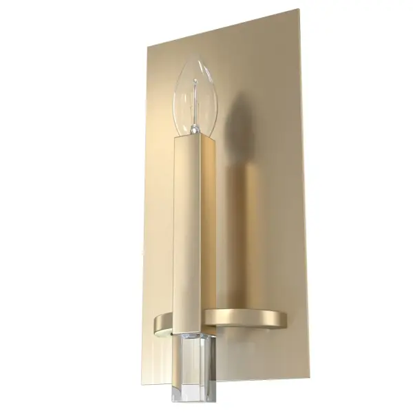 The Sunjai wall sconce will be a simple yet elegant addition to your home. Brighten your space with a sconce that is designed to withstand the humidity of your powder room and is elegant enough for your living space. The Sunjai's beautiful clean-lined design allows it to transition into any decor scheme seamlessly. Mix and match with other fixtures from this collection or from our ceiling fan designs. Rated for indoor spaces exposed to humidity Requires 1 E12 bulbs. Bulbs not included. Up Mount Only INDOOR-DAMP RATED: For use in indoor spaces exposed to humidity like bathrooms and laundry rooms. BULB RECOMMENDATION: Maximum W per light bulb or equivalent LED bulb. Bulbs not included. PICTURED HERE: Match our image using B10 Candle light bulbs. WARRANTY: One-year limited warranty backed by the trusted experts at Hunter.