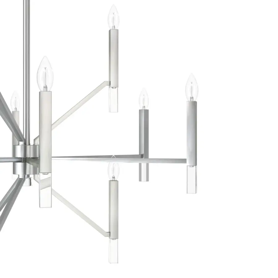 Sunjai 12-Light Chandelier in Matte Black - Image 20