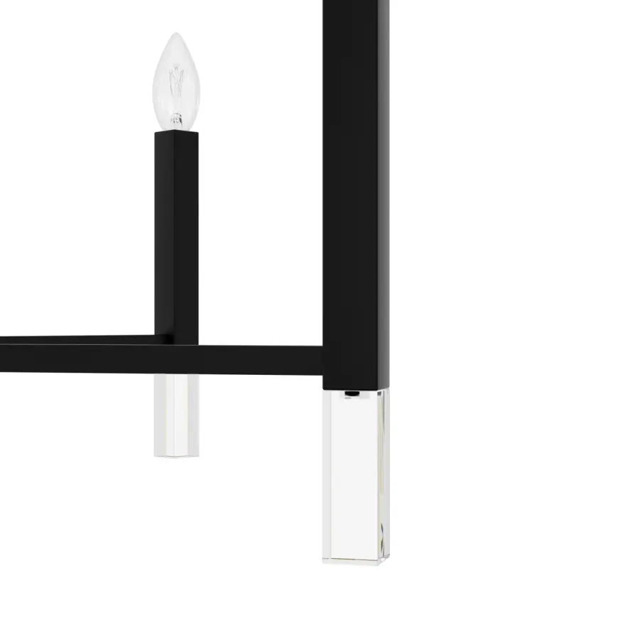 Sunjai 12-Light Chandelier in Matte Black - Image 24