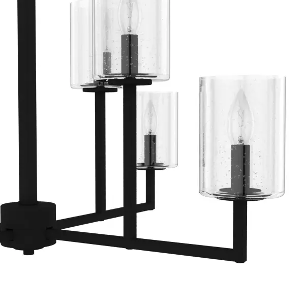 Kerrison Eight Light Chandelier in Natural Black Iron - Image 8