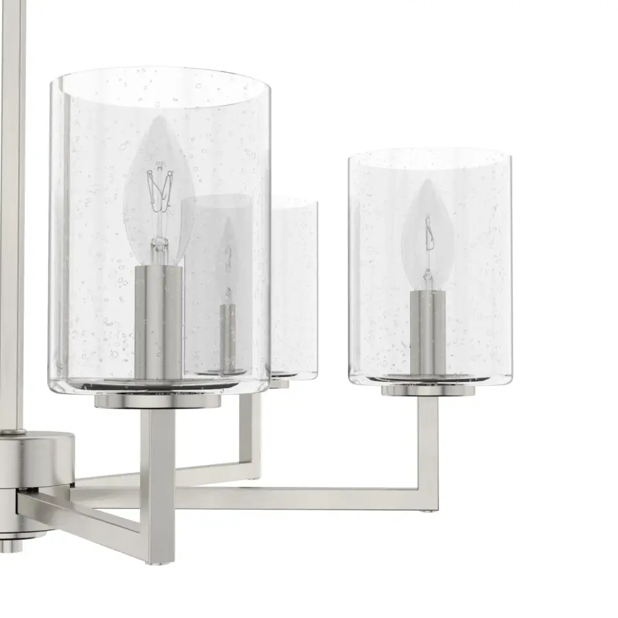 Kerrison 6-Light Chandelier in Brushed Nickel - Image 15