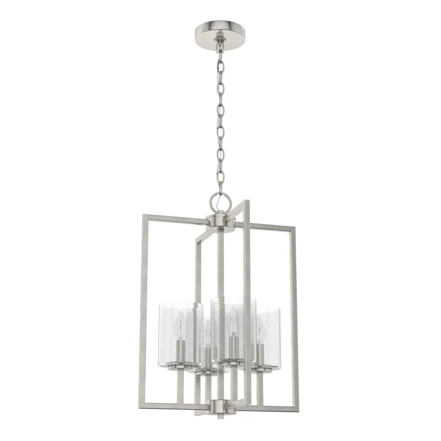 Kerrison Four Light Pendant in Natural Black Iron