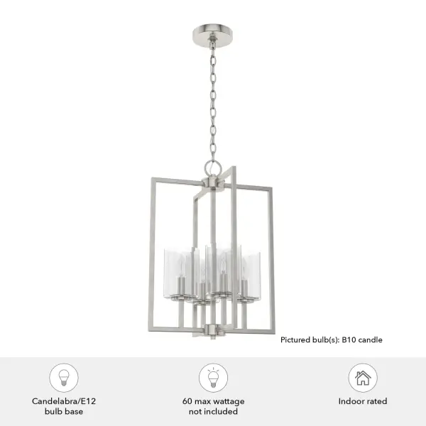 Kerrison Four Light Pendant in Natural Black Iron - Image 5