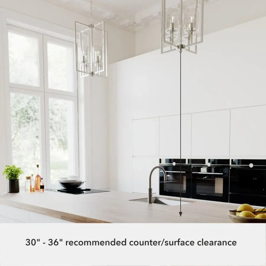 Kerrison Four Light Pendant in Natural Black Iron - Image 9