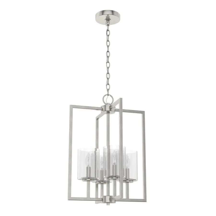 Kerrison Four Light Pendant in Brushed Nickel - Image 1