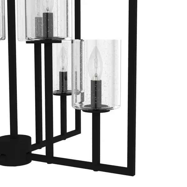 Kerrison Eight Light Pendant in Natural Black Iron - Image 7