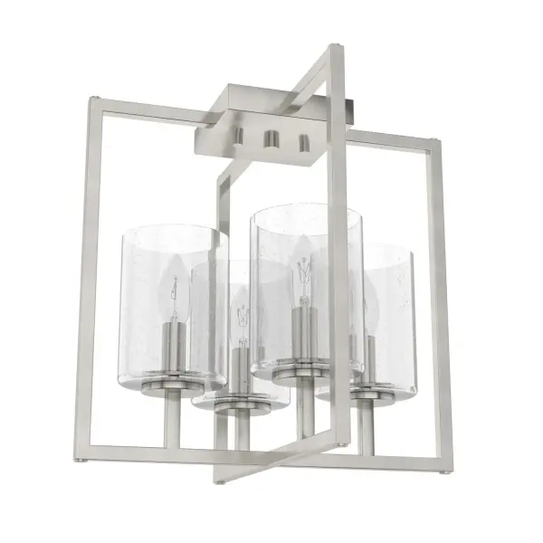 Kerrison Four Light Flush Mount in Brushed Nickel - Image 9