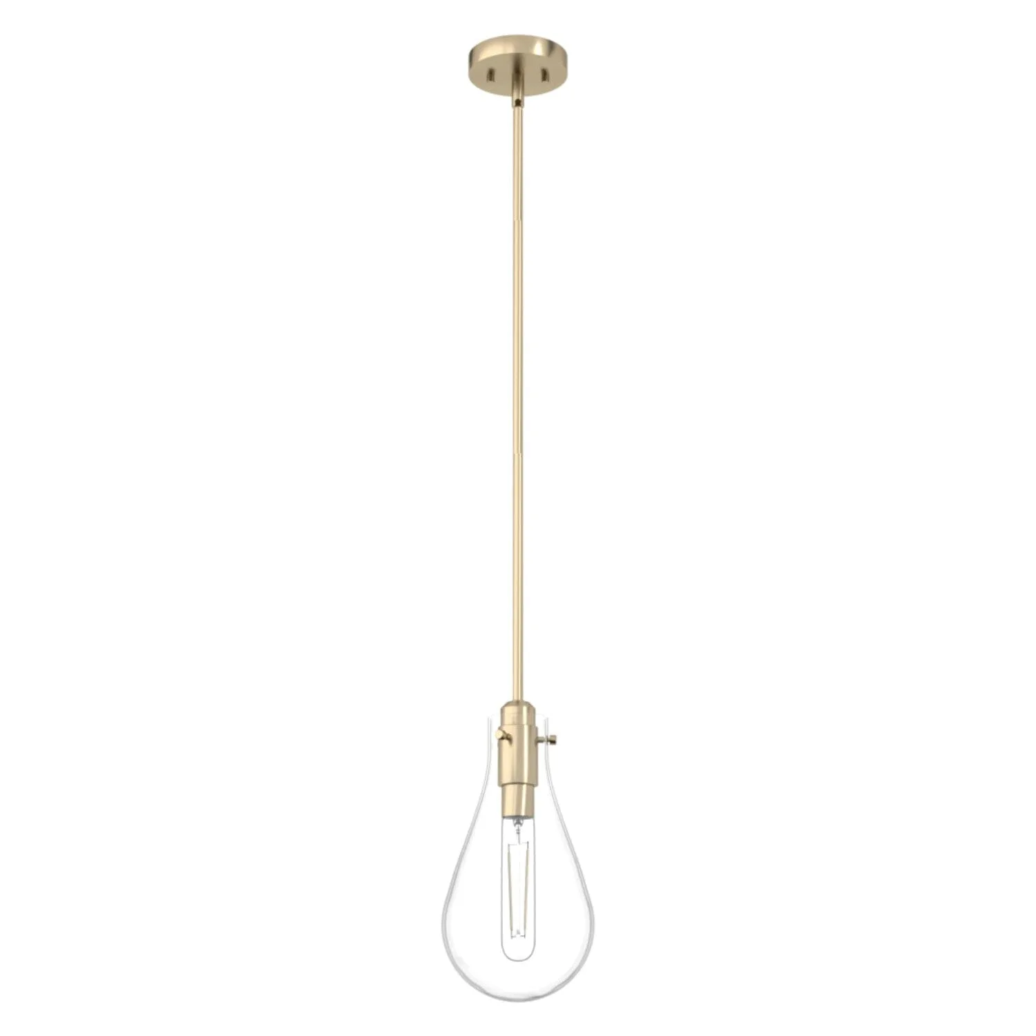 Lundin One Light Pendant in Alturas Gold