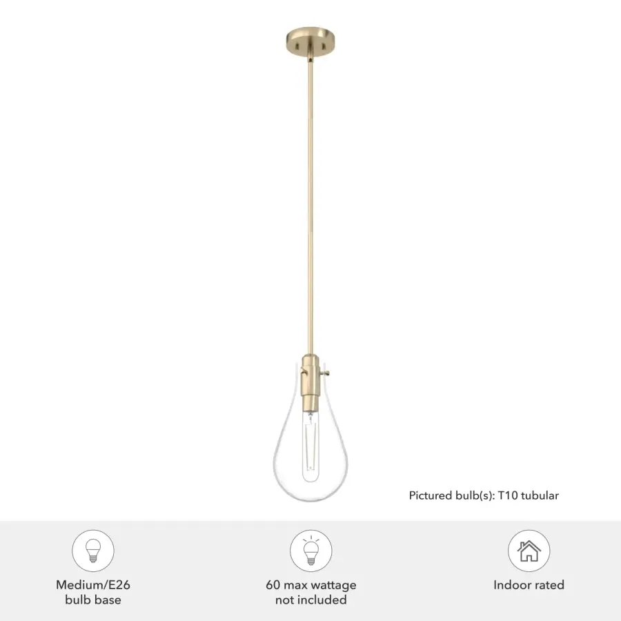 Lundin One Light Pendant in Alturas Gold - Image 3
