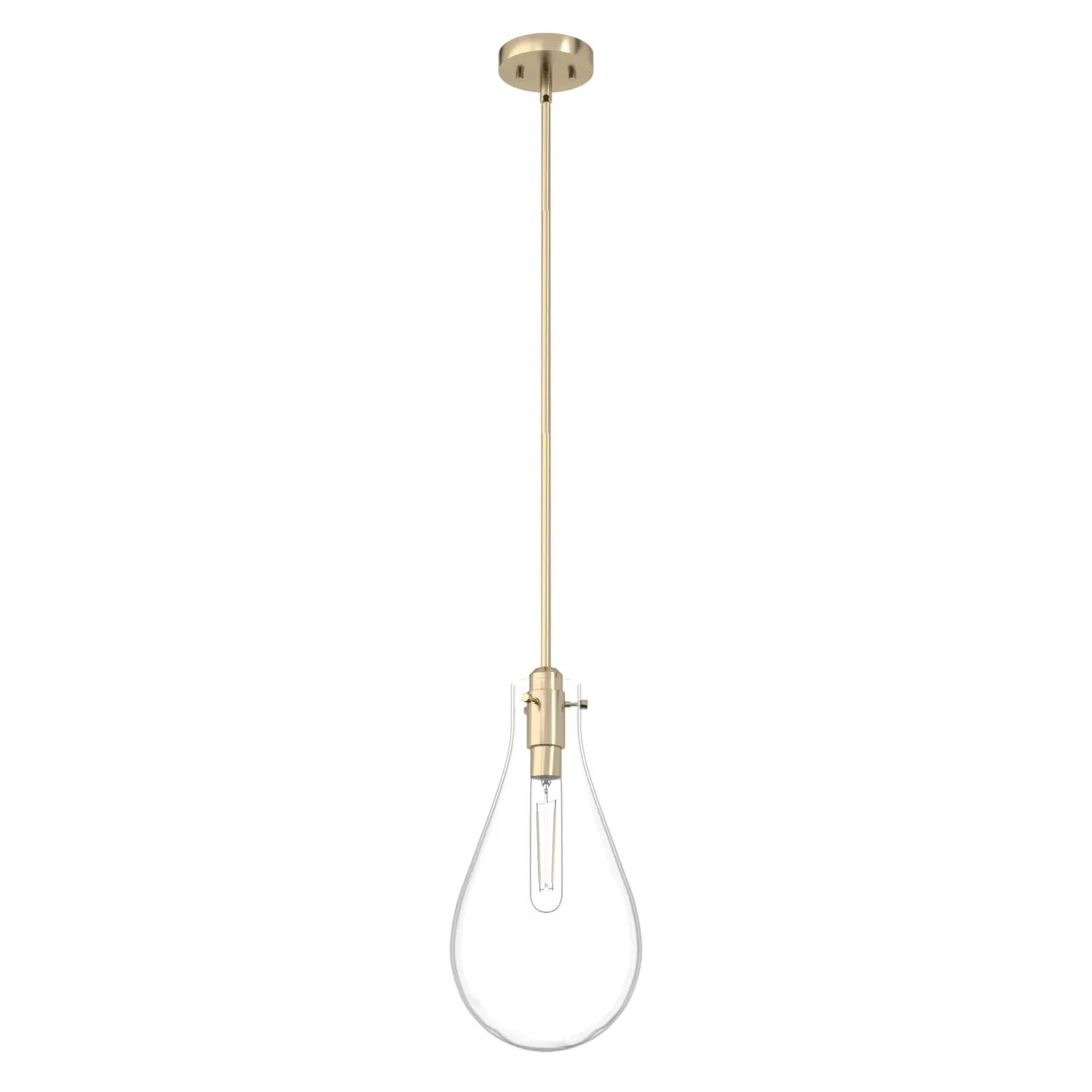 Lundin One Light Pendant in Alturas Gold