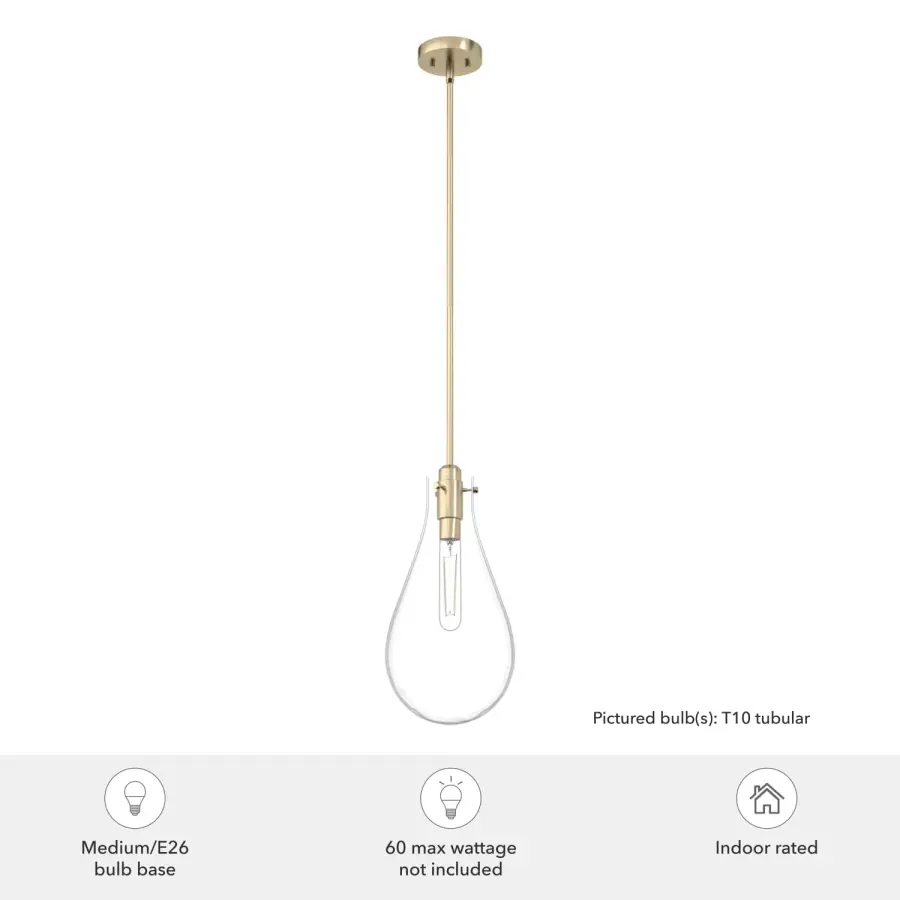 Lundin One Light Pendant in Alturas Gold - Image 3
