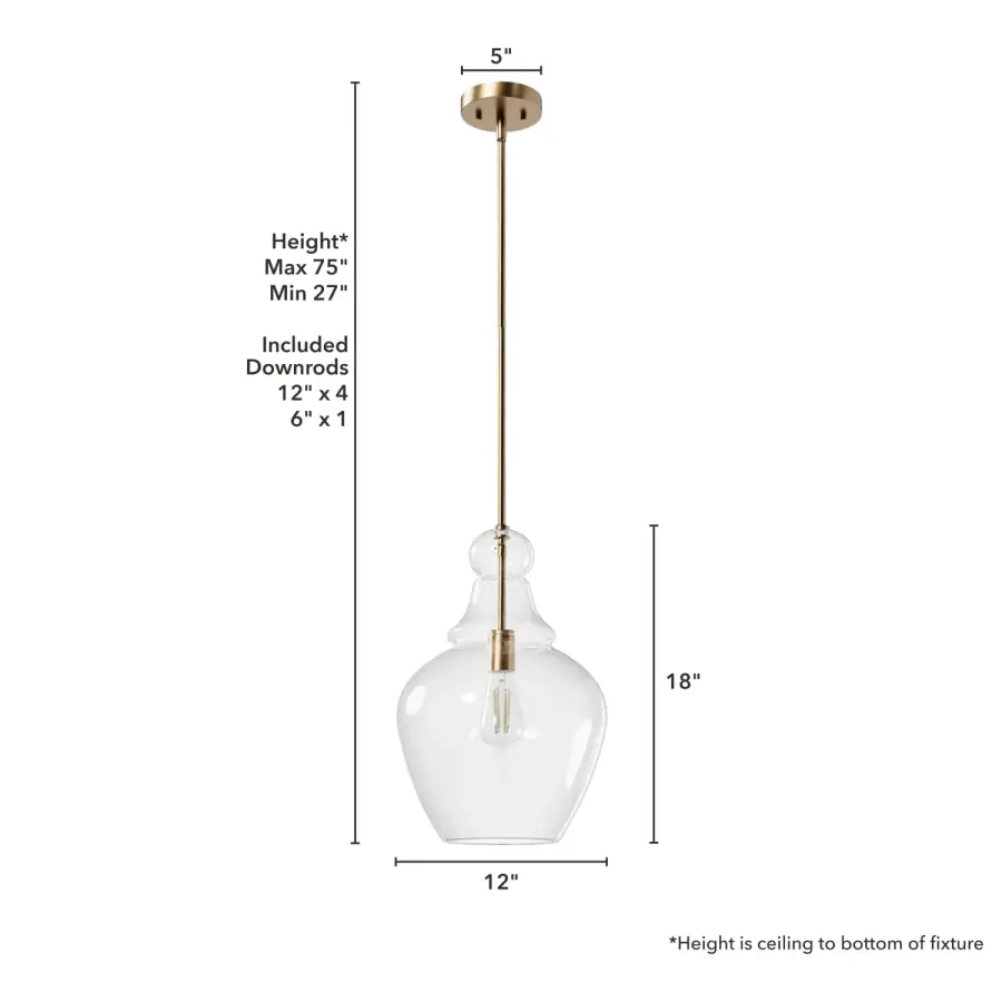 Maple Park One Light Pendant in Alturas Gold - Image 10