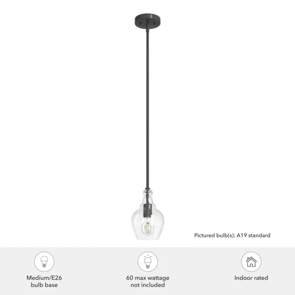 Maple Park One Light Mini Pendant in Brushed Nickel - Image 5