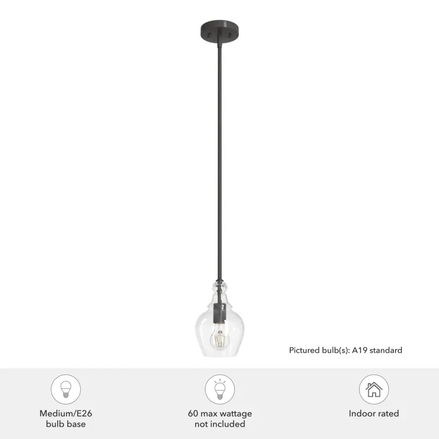 Maple Park One Light Mini Pendant in Brushed Nickel - Image 5