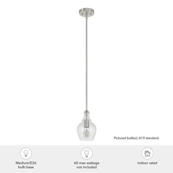 Maple Park One Light Mini Pendant in Brushed Nickel - Image 6