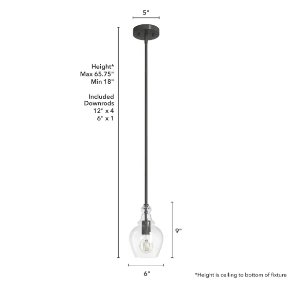 Maple Park One Light Mini Pendant in Brushed Nickel - Image 7