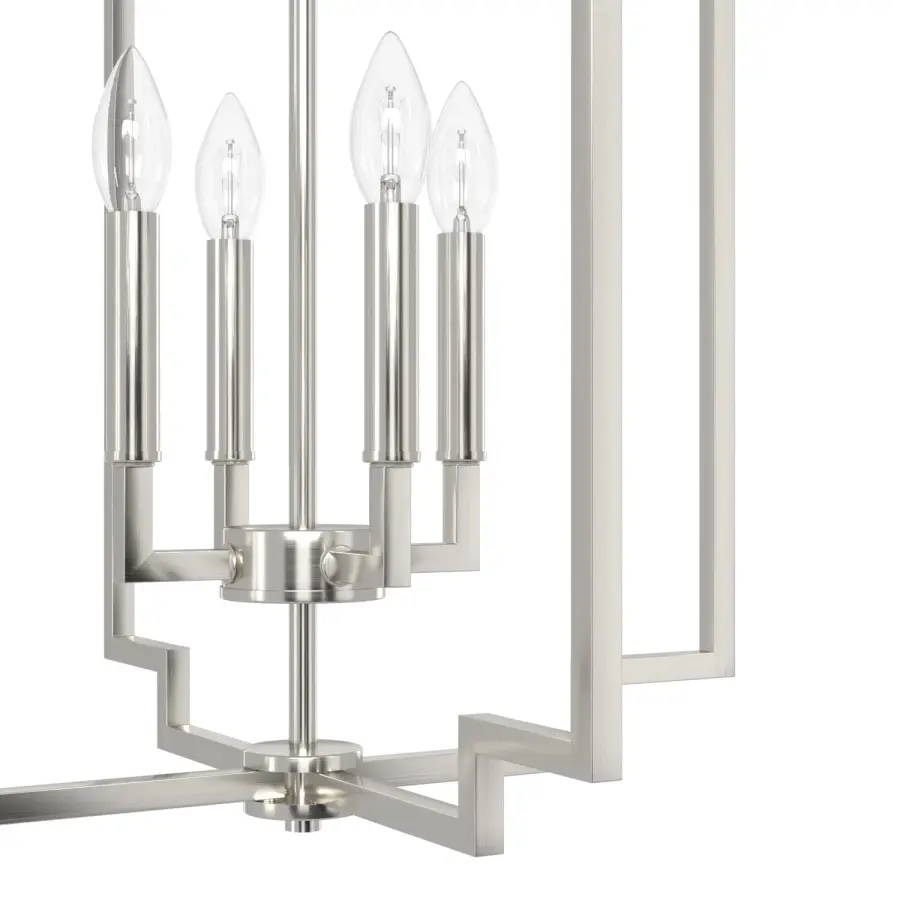 Zoanne Four Light Pendant in Brushed Nickel - Image 14