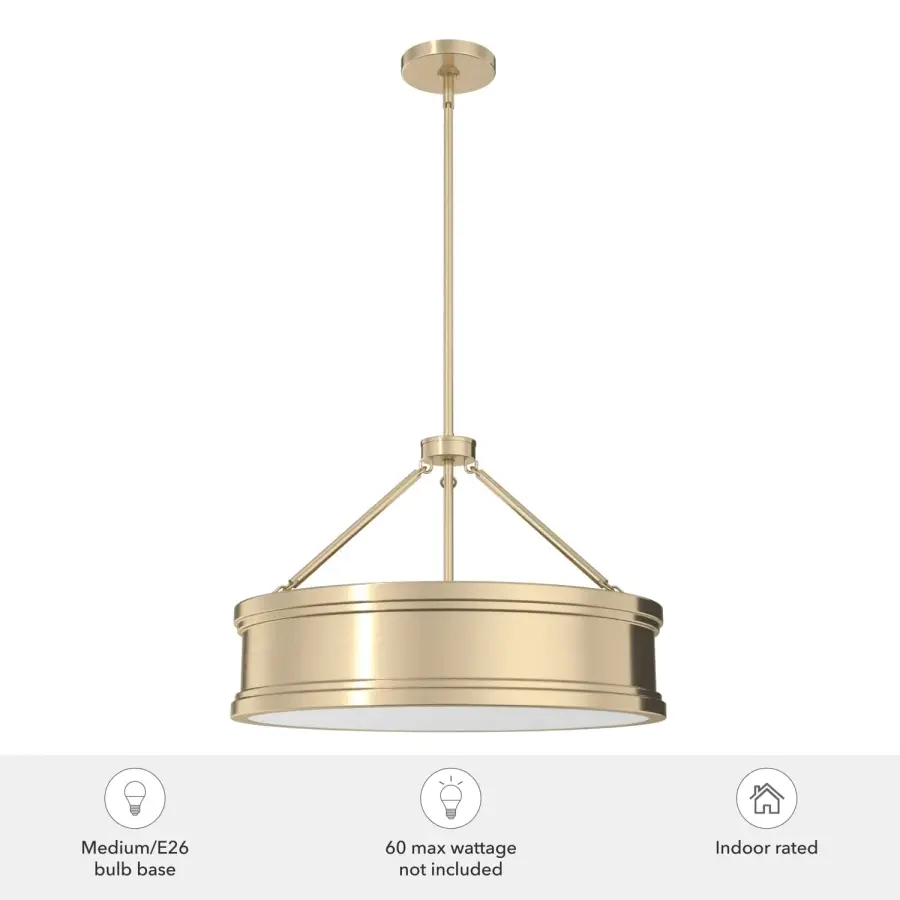 Capshaw Five Light Pendant in Noble Bronze - Image 6