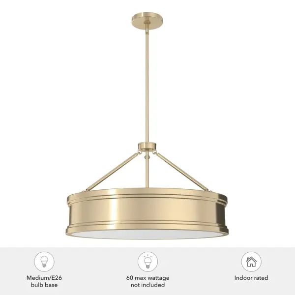 Capshaw Six Light Pendant in Noble Bronze - Image 5