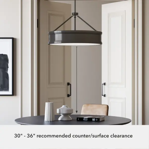 Capshaw Six Light Pendant in Noble Bronze - Image 10