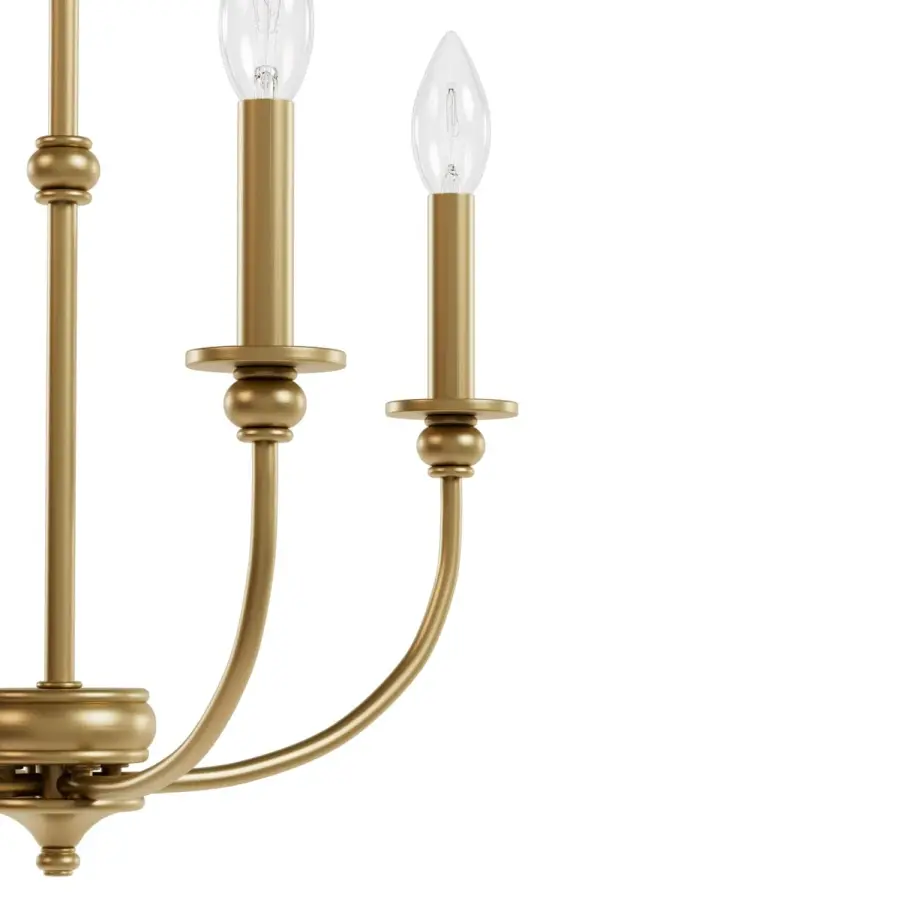 Southcrest Four Light Chandelier in Matte Black - Image 14