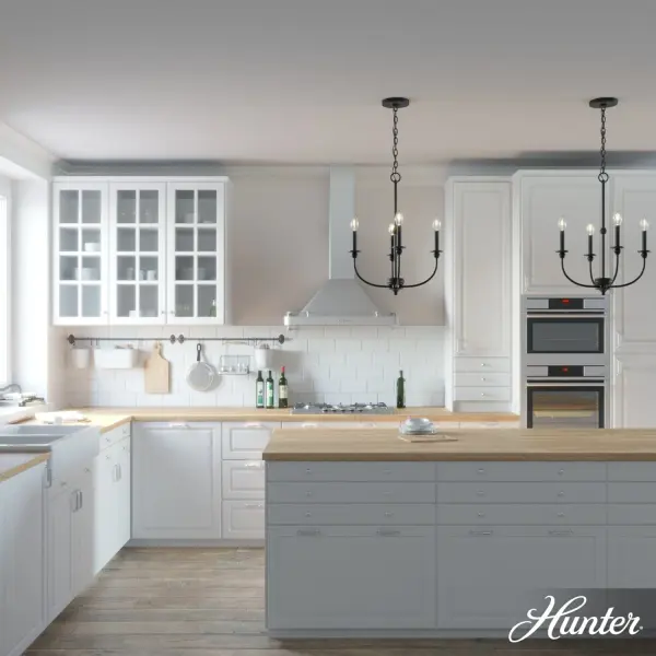 Southcrest Four Light Chandelier in Matte Black - Image 4